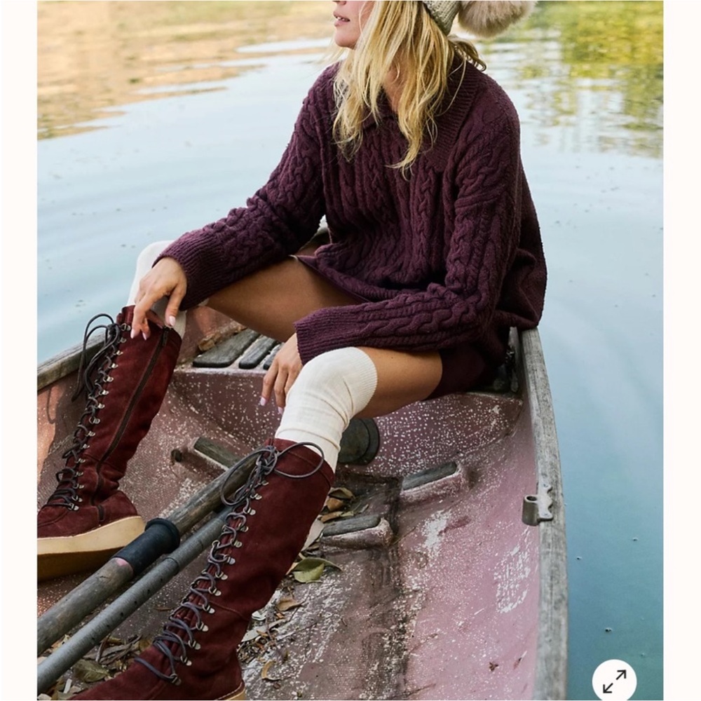 Free People Ava tall lace up boots❤️❤️❤️❤️